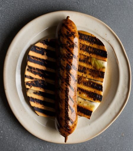 Grilled Sausage & Sweet Mustard in Tortillas recipe image