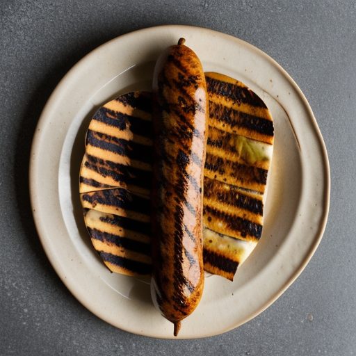Grilled Sausage & Sweet Mustard in Tortillas recipe image