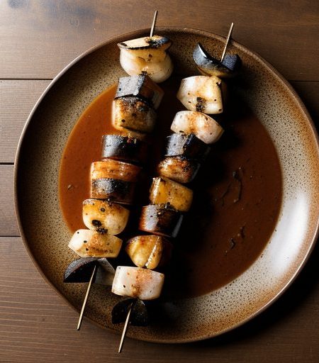 Grilled Seafood Kabobs recipe image