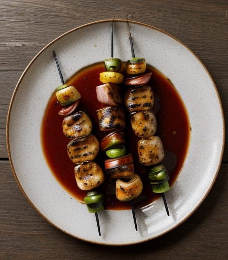Grilled Seafood Kabobs recipe image