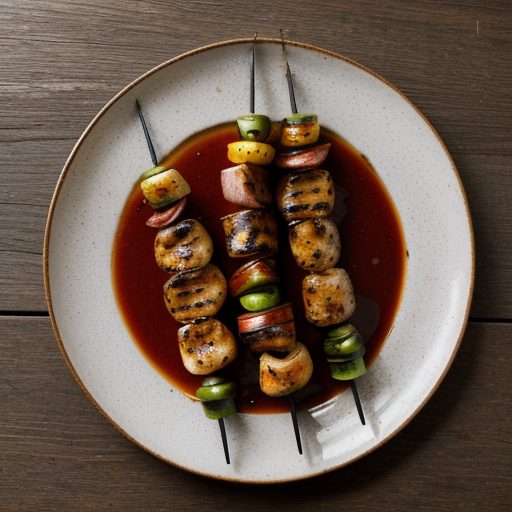 Grilled Seafood Kabobs recipe image