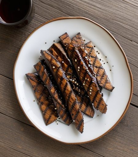 Grilled Sesame Seeds Steak Strips With Vegeta recipe image