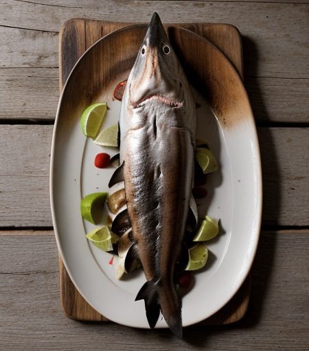 Grilled Shark Mexicana recipe image