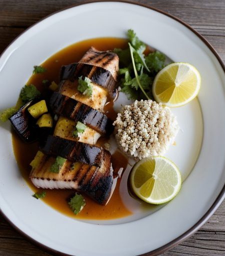 Grilled Shark Mexicana recipe image