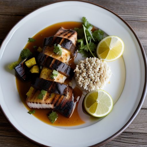 Grilled Shark Mexicana recipe image