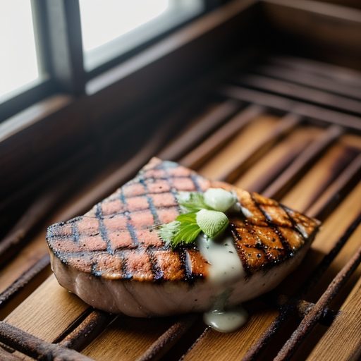 Grilled Shark With Barbecue Sauce recipe image