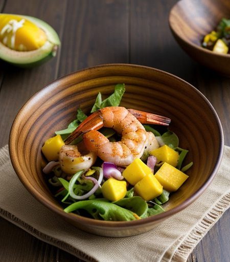 Grilled Shrimp With Mango Salad recipe image