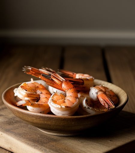 Grilled Shrimp With Spicy Tomato Horseradish Dip recipe image