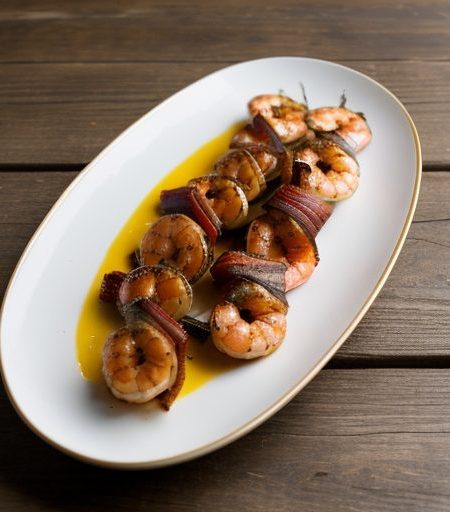 Grilled Shrimp Wrapped in Bacon recipe image