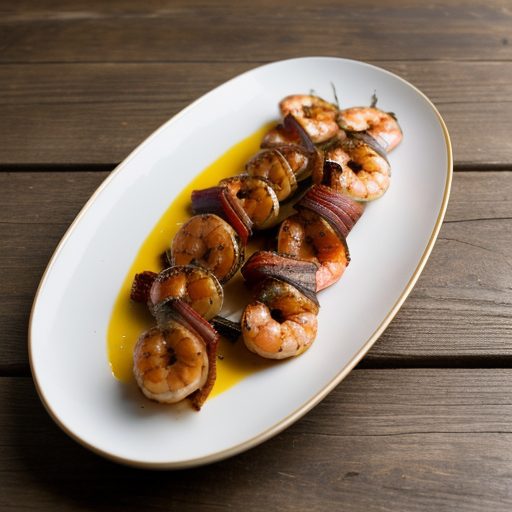Grilled Shrimp Wrapped in Bacon recipe image