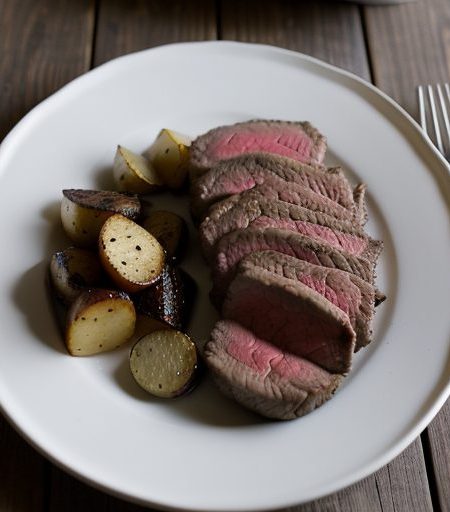 Grilled Sirloin & Potatoes recipe image