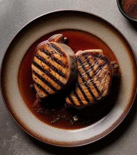 Grilled Southwestern Pork Chops ( 4.5 Points recipe image