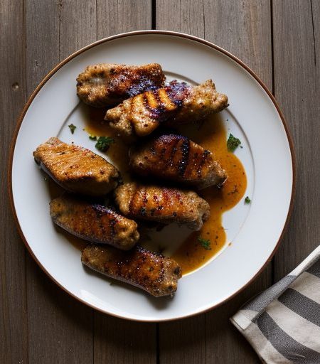 Grilled Spicy Wings recipe image
