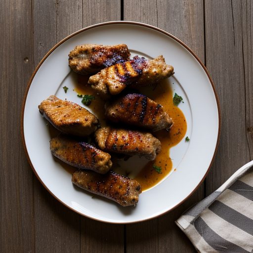 Grilled Spicy Wings recipe image