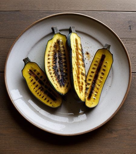 Grilled Squash Vinaigrette - Martha Stewart L recipe image