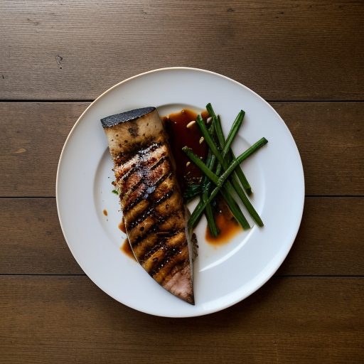Grilled Swordfish With Barbecue Sauce recipe image
