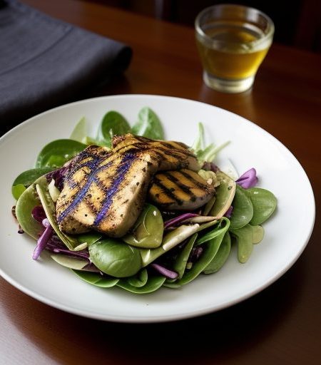 Grilled Szechuan Chicken Salad recipe image