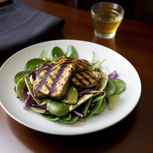 Grilled Szechuan Chicken Salad recipe image