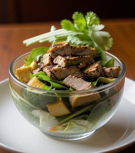 Grilled Szechuan Chicken Salad recipe image