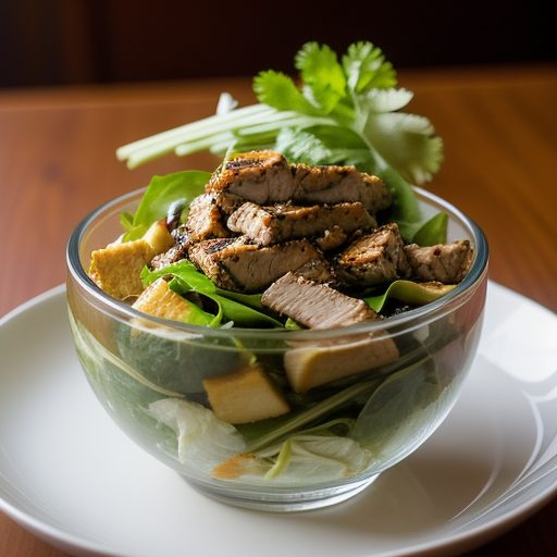 Grilled Szechuan Chicken Salad recipe image