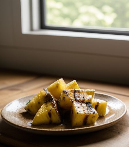 Grilled Tequila Lime Pineapple Chunks recipe image