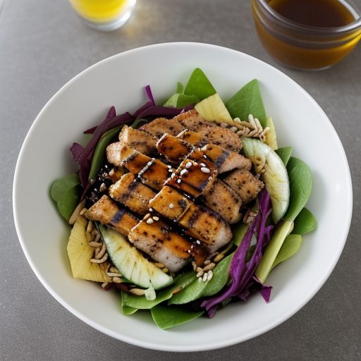 Grilled Teriyaki Chicken Salad ( 6.5 Points recipe image
