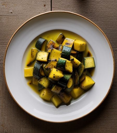 Grilled Thai Marinated Summer Squash ( .5 Points recipe image