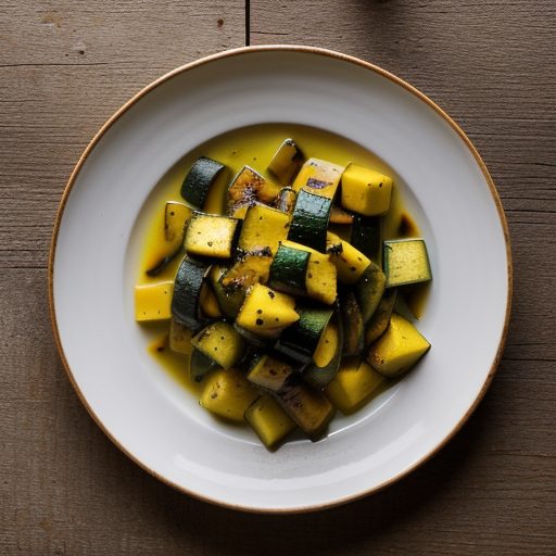 Grilled Thai Marinated Summer Squash ( .5 Points recipe image