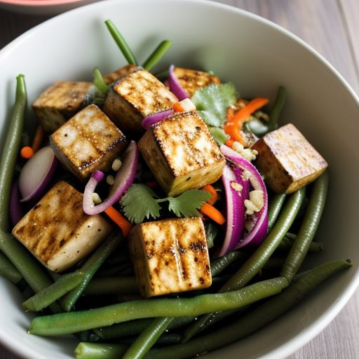 Grilled Tofu Salad recipe image