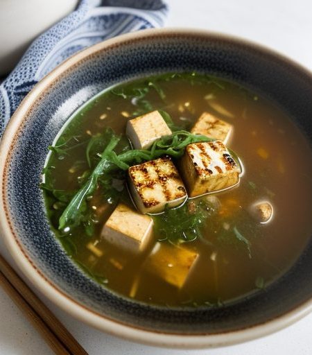 Grilled Tofu Soup recipe image