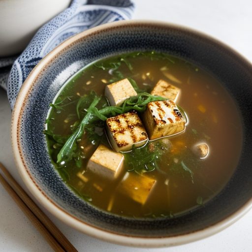Grilled Tofu Soup recipe image