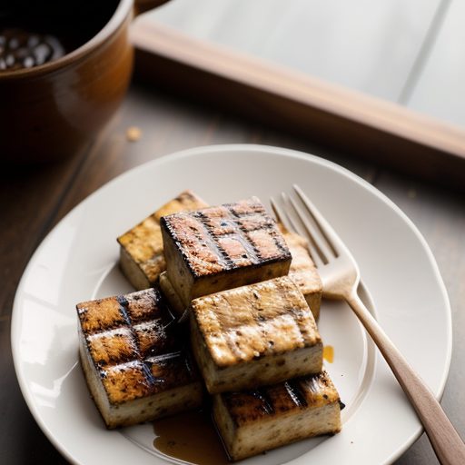 Grilled Tofu Squares recipe image
