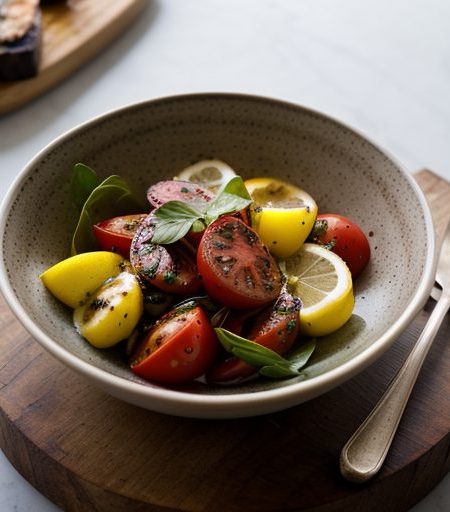 Grilled Tomato Salad recipe image