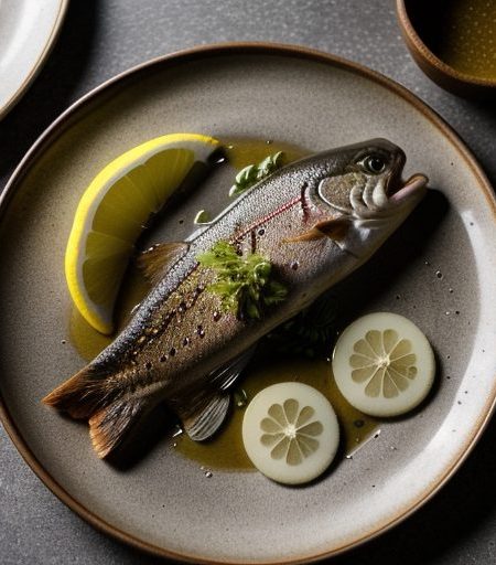 Grilled Trout W/Ginger recipe image