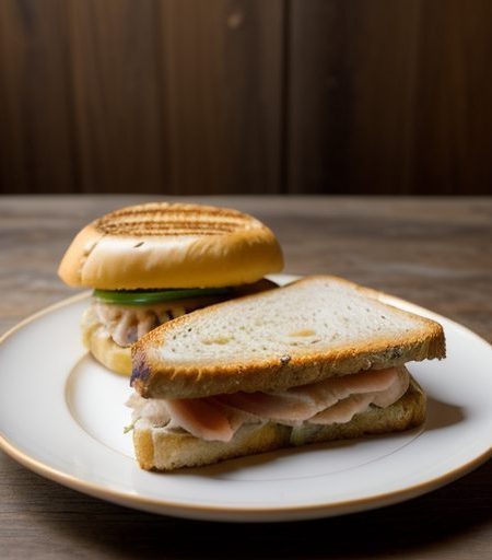Grilled Tuna Cheddar & Onion Sandwiches recipe image