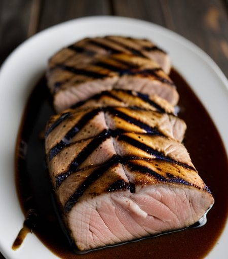 Grilled Tuna With Spiced Butter recipe image