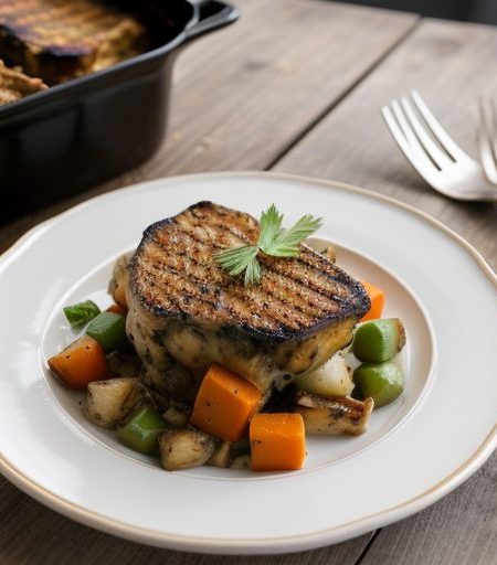 Grilled Turkey Casserole recipe image