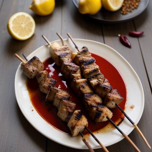 Grilled Turkey Shish Kabob recipe image