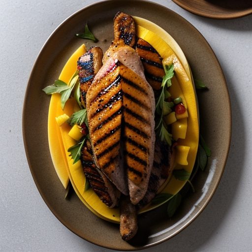 Grilled Turkey W Mango Chutney recipe image