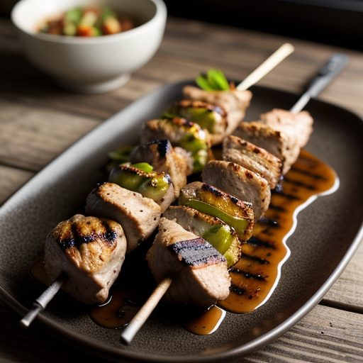 Grilled Turkey en Brochette recipe image