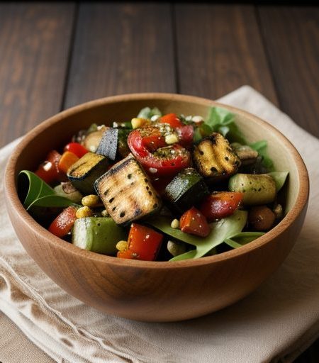 Grilled Vegetable Salad (Salata Mechouya recipe image