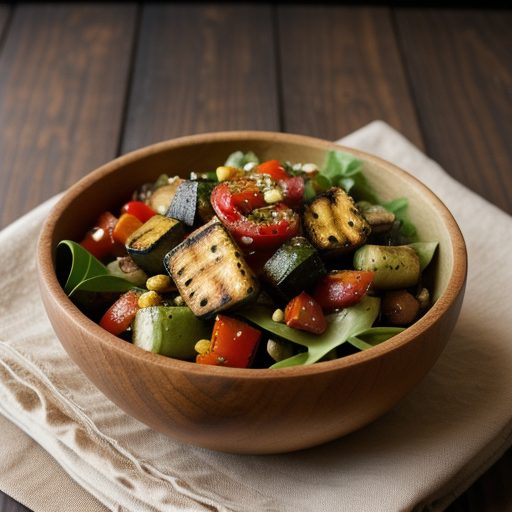 Grilled Vegetable Salad (Salata Mechouya recipe image