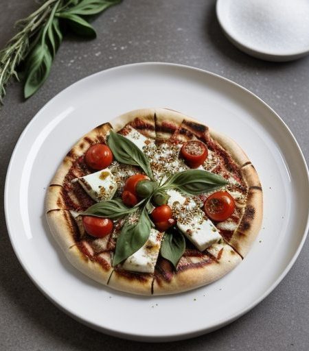 Grilled Vegetables Pizza recipe image
