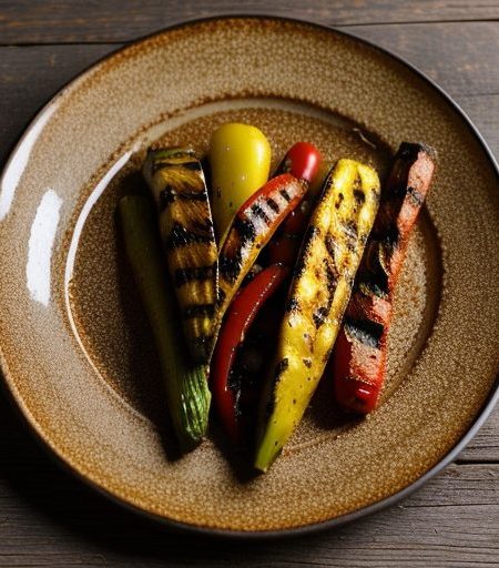 Grilled Vegetables With Eight-Spice Seasoning - Bon Appet recipe image