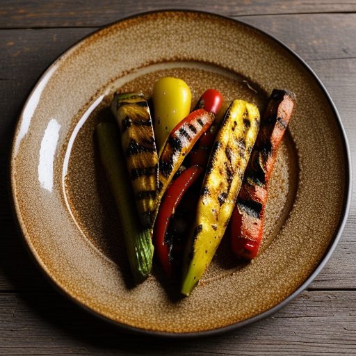 Grilled Vegetables With Eight-Spice Seasoning - Bon Appet recipe image