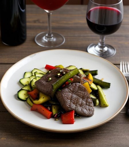 Grilled Venison and Vegetables recipe image