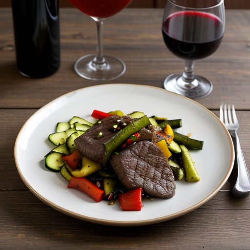 Grilled Venison and Vegetables recipe image