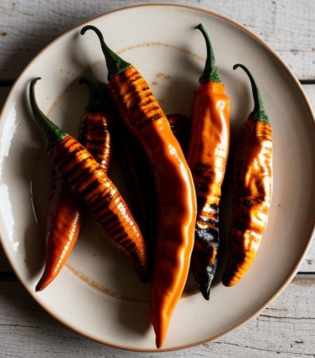 Grilled Whole Chilies recipe image