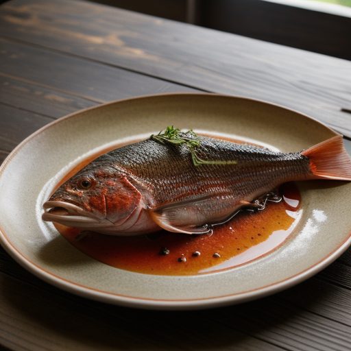 Grilled Whole Red Snapper / Charred Tomato Ja recipe image