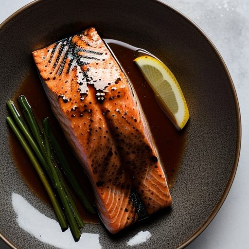 Grilled Whole Salmon Fillet recipe image